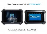 Main Cable OBD Connection for XTOOL AutoProPAD FULL and BASIC